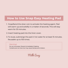 Load image into Gallery viewer, Milk Easy - Snap Easy Heating Pad (7186705547298)
