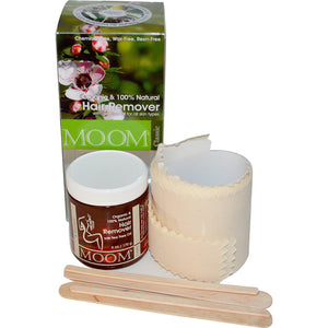 Clean Beauty Society - Moom Organic Hair Remover with Tea Tree Oil w/ Reusable Fabric Strips (170g) (4838411698210)