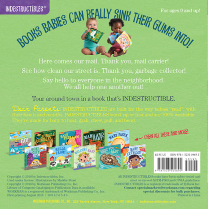 Indestructibles - Chew-proof Rip-proof Nontoxic 100% Washable Books (7072240238626)