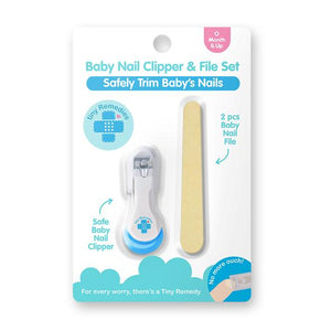 Tiny Buds - Baby Nail Clipper & Nail File Set (6573411270690)