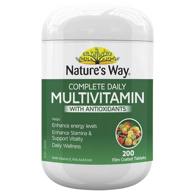 Healthology PH - Nature's Way Complete Daily Multivitamin 200 Tablets (4845028573218)