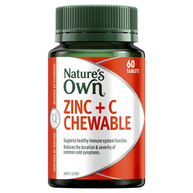 Healthology PH - Nature's Own Zinc + C Chewable (4845028769826)