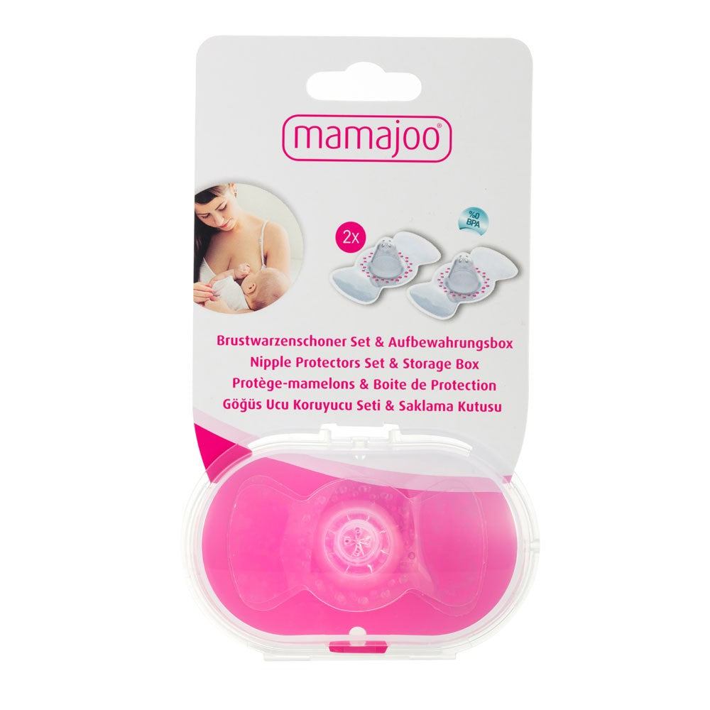Mamajoo - Silicone Nipple Protectors Set and Storage Box (4544961249314)
