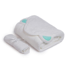 Load image into Gallery viewer, Nuborn - Bamboo Hooded Towel &amp; Washcloth Set (4601615515682)

