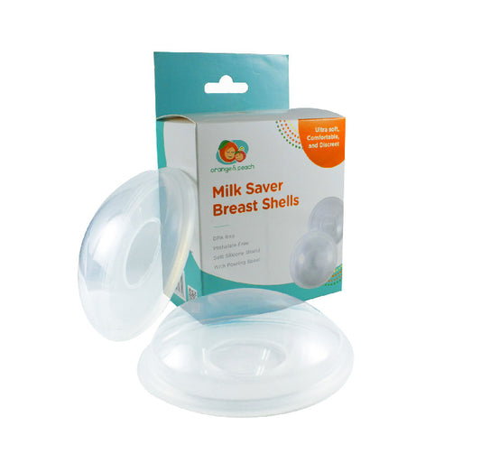 Orange And Peach - Milk Saver Breast Shells (4604302721058)