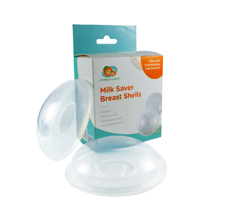 Orange And Peach - Milk Saver Breast Shells (4604302721058)