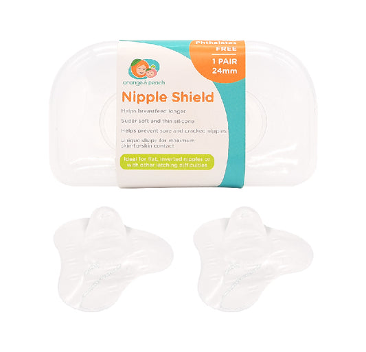 Orange and Peach - Nipple Shield (4604303573026)