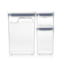 Load image into Gallery viewer, OXO Tot - Good Grips POP Container, Three-Piece Rectangle Set With Scoop (6544502751266)

