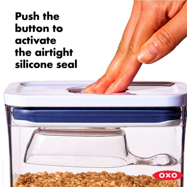 OXO Tot - Good Grips POP Container, Rectangle Short 1.7 Qt. (6544503144482)