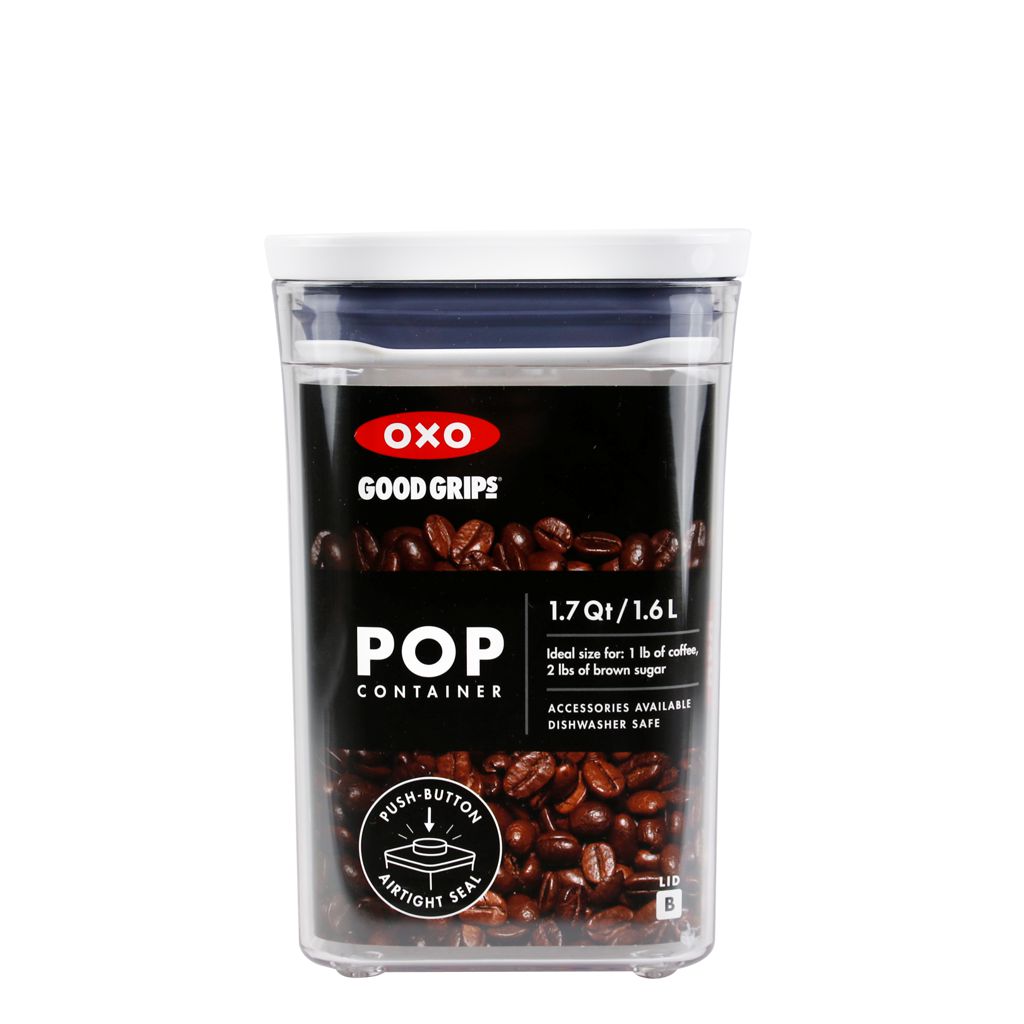 OXO Tot - Good Grips POP Container, Rectangle Short 1.7 Qt. (6544503144482)