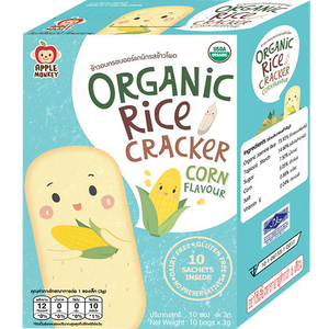 Apple Monkey - Organic Rice Cracker (6833888362530)