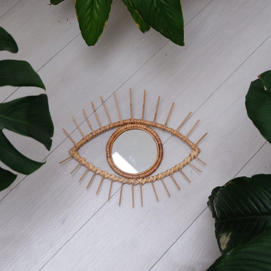 Tropical? - Rattan Mirror (6538022092834)