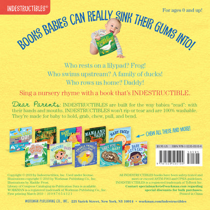 Indestructibles - Chew-proof Rip-proof Nontoxic 100% Washable Books (7072240238626)