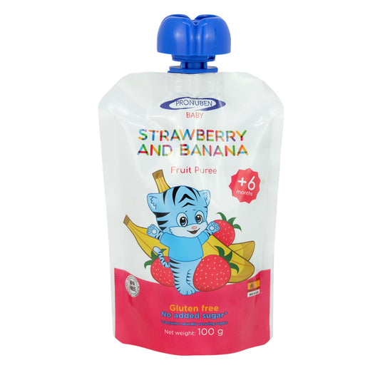 Pronuben Baby - Strawberry and Banana Puree (4539054620706)