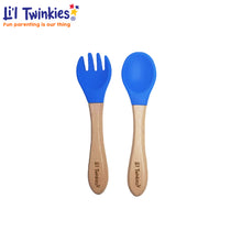 Load image into Gallery viewer, Li&#39;l Twinkies - Train Me™ Spoon and Fork Set (4563397705762)
