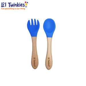 Li'l Twinkies - Train Me™ Spoon and Fork Set (4563397705762)