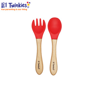 Li'l Twinkies - Train Me™ Spoon and Fork Set (4563397705762)
