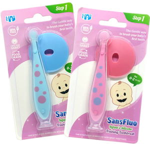 SansFluo - Silicone Training Toothbrush (4544977862690)