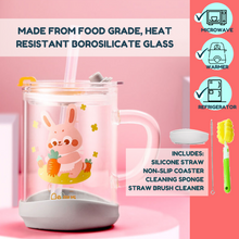 Load image into Gallery viewer, Baby Prime - Sip and Straw Glass Cup (4591967862818)
