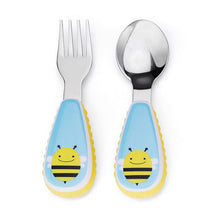Load image into Gallery viewer, Happy Dragon - Little Hands Spoon and Fork (4550224904226)
