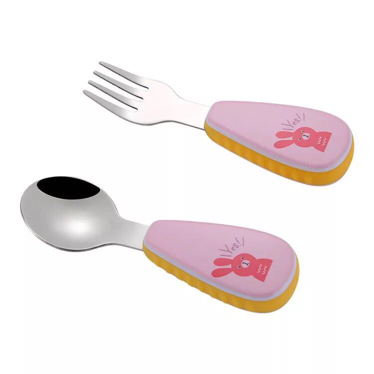 Happy Dragon - Little Hands Spoon and Fork (4550224904226)