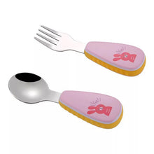 Load image into Gallery viewer, Happy Dragon - Little Hands Spoon and Fork (4550224904226)
