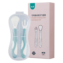 Load image into Gallery viewer, Baboo Basix - KUB Training Spoon &amp; Fork Set (6541103595554)
