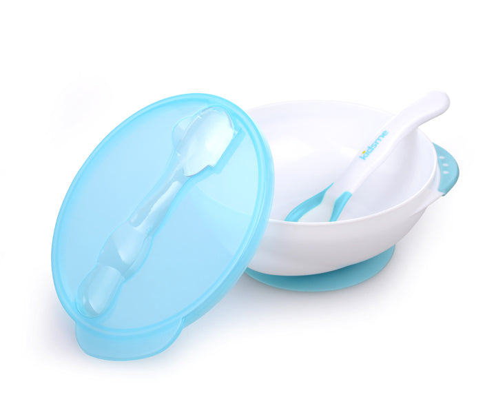 KidsMe - Suction Bowl w/ Ideal Temperature Spoon Set (4798440570914)