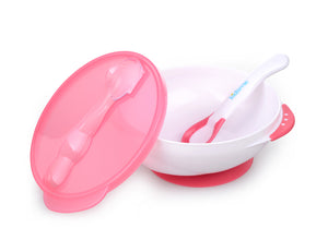 KidsMe - Suction Bowl w/ Ideal Temperature Spoon Set (4798440570914)