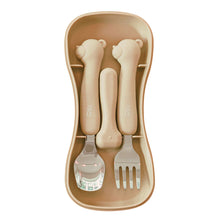 Load image into Gallery viewer, TGM - Stainless Toddler Spoon &amp; Fork Set with Silicone Handle (7056488726562)
