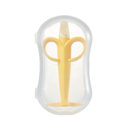 TGM - Silicone Banana Teether & Training Toothbrush (7056453664802)