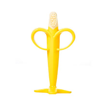 Load image into Gallery viewer, TGM - Silicone Banana Teether &amp; Training Toothbrush (7056453664802)
