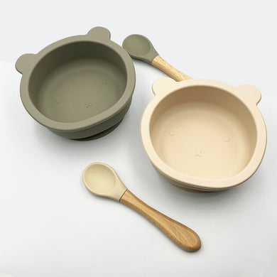 Hugo Happy Home - Teddy's Feeding set with suction (4860818096162)