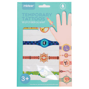 Baby Prime - Mideer Temporary Tattoo Watch and Bracelet for Girls (4816478896162)