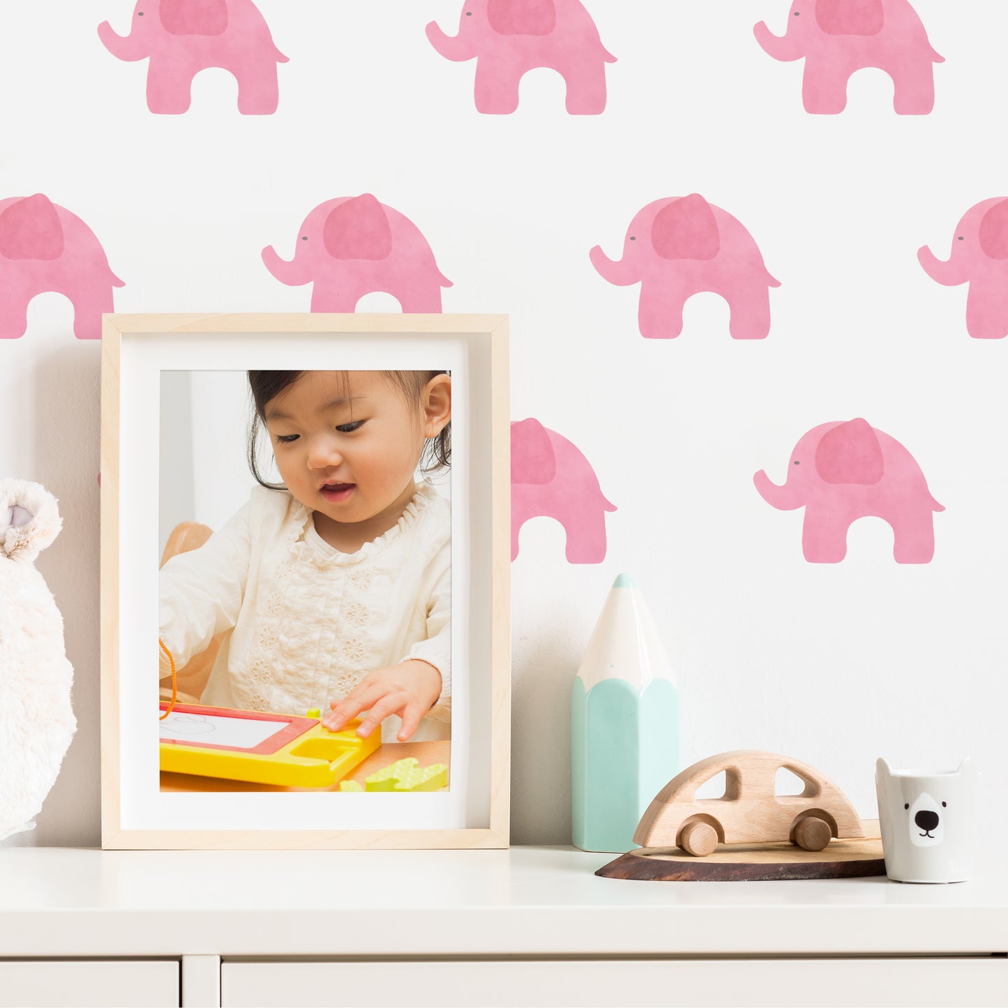 Baboo Basix - The Elephant Life Peel and Stick DIY Wall Decals (6541103071266)