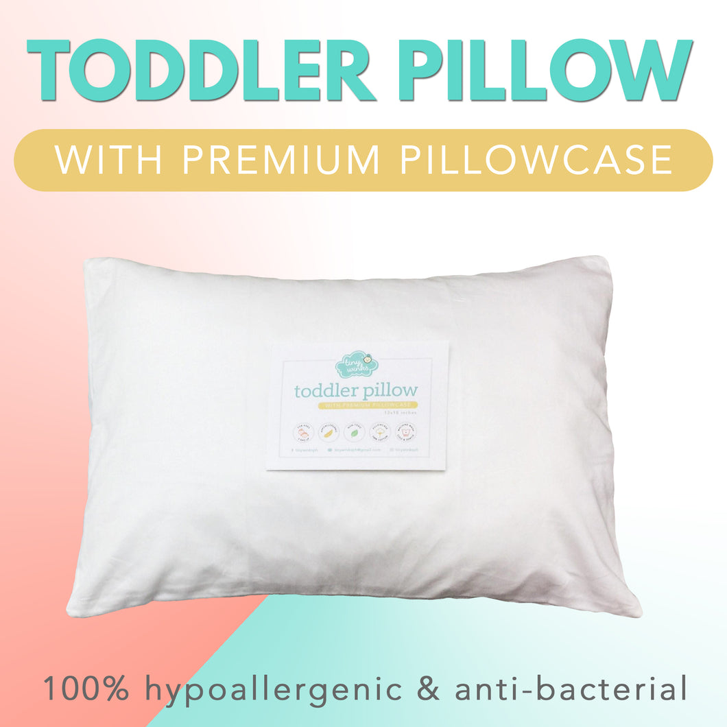 Tiny Winks - Toddler Pillow with Premium Pillowcase (4561792598050)