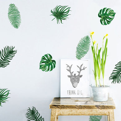 Baboo Basix - tropical Calm Peel and Stick DIY Wall Decals (6541103136802)