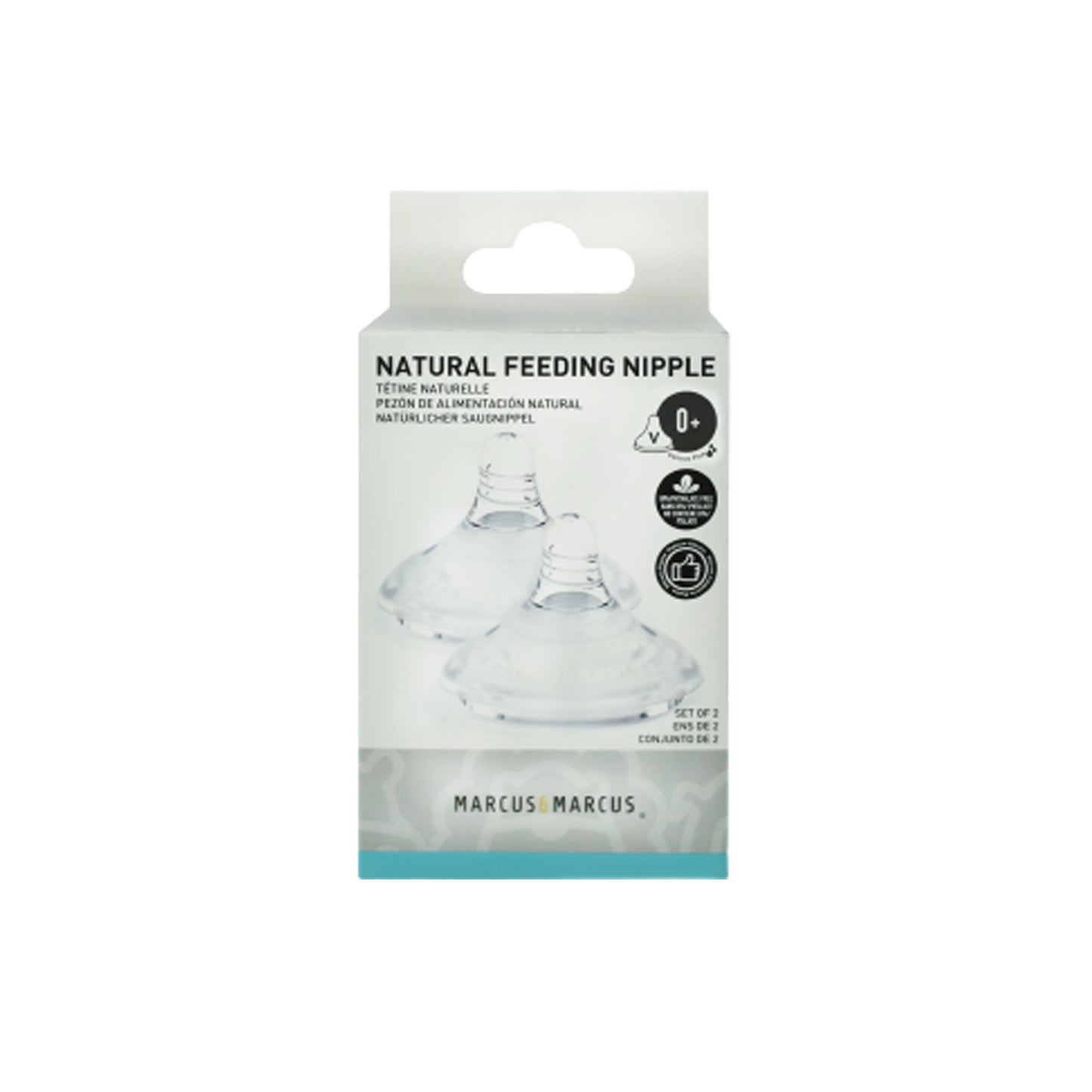 Marcus & Marcus - Natural Feeding Nipples (Set of 2) (6587964456994)