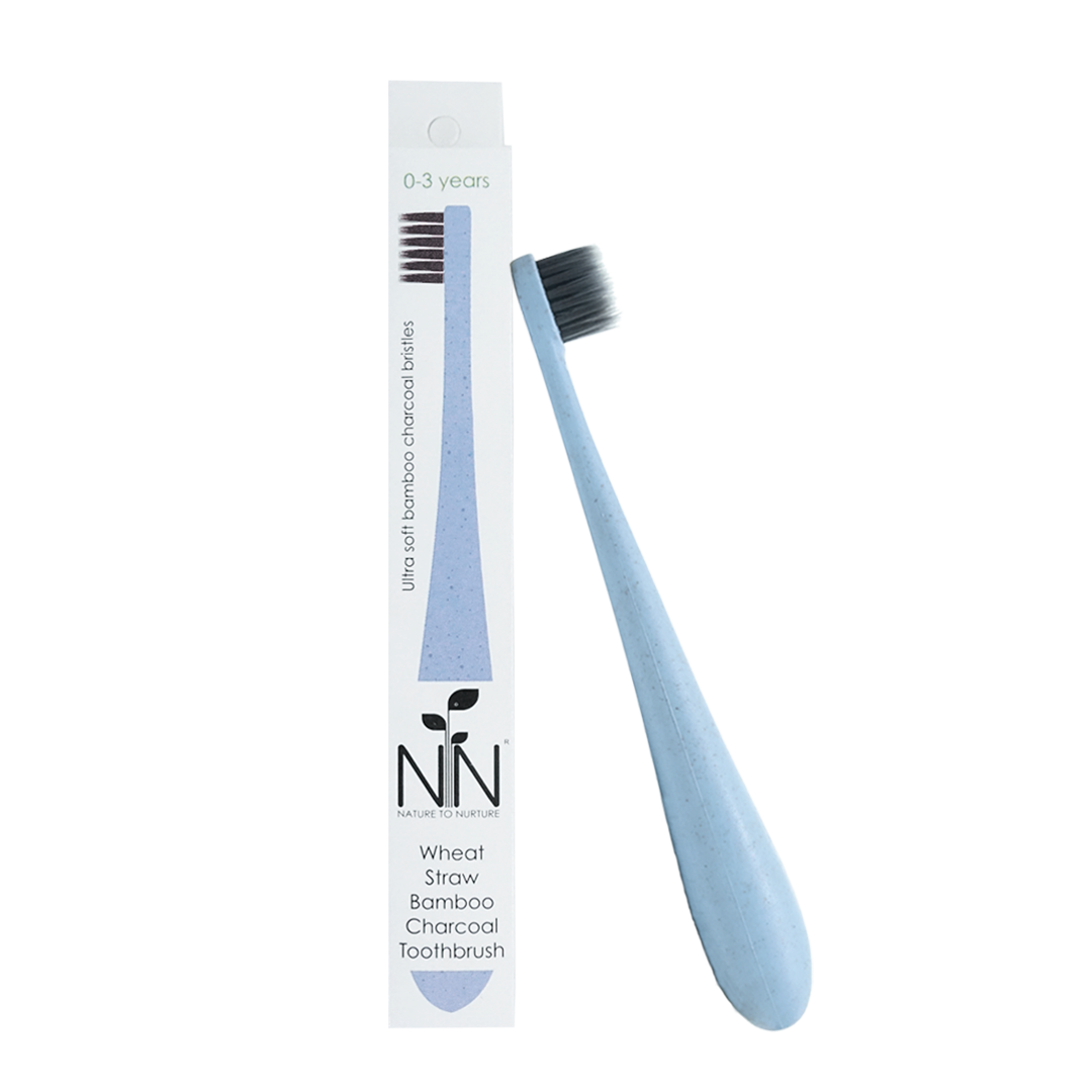 Nature to Nurture - Wheat Straw Bamboo Charcoal Toothbrush (4564301185058)