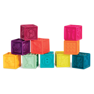 B. Toys - One Two Squeeze Soft Blocks (4539063828514)