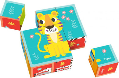 Baby Prime - Tooky Toys Animal Block Puzzle (4517562613794)
