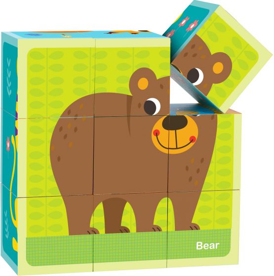 Baby Prime - Tooky Toys Animal Block Puzzle (4517562613794)