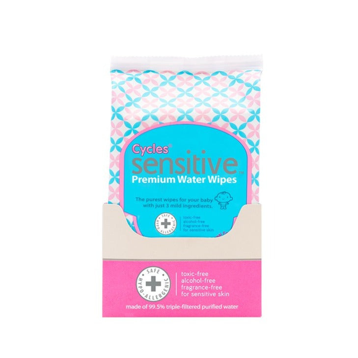 Cycles - Sensitive Premium Water Wipes (4563285344290)