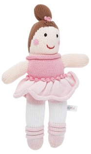 Zubels - Bella the Ballerina Handknit Cotton Doll (4546772041762)