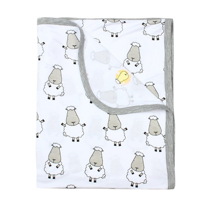 Baa Baa Sheepz - Single Layer Baby Blanket (4544382435362)