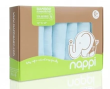 Load image into Gallery viewer, Nappi Baby - Bamboo Muslin Hanky 6/12&quot; (4538407878690)

