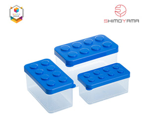 Simply Modular - Shimoyama Lego Box Set of 3 (Blue) (4844148785186)