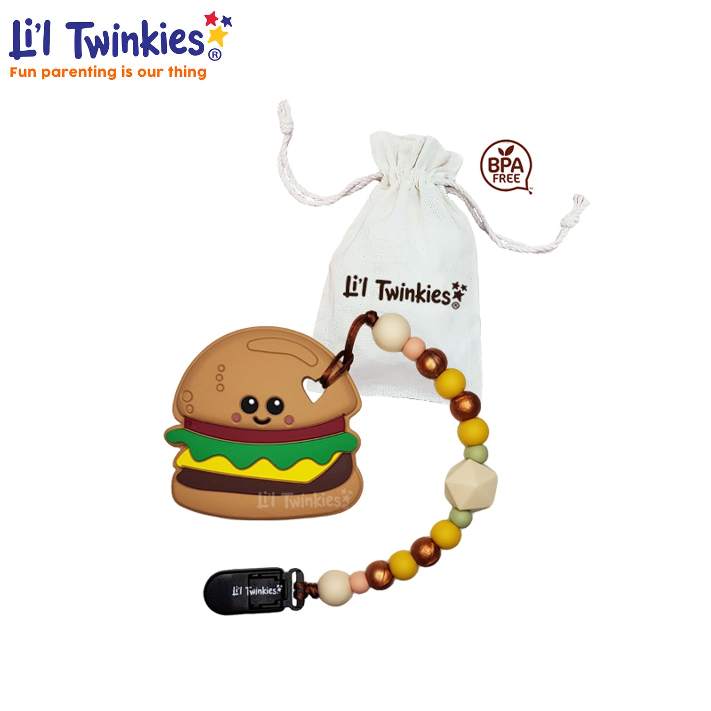 Li'l Twinkies - Teether w/ Clip-On (4563412615202)