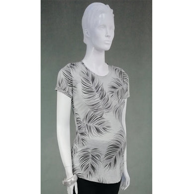 Mommy Plus - Ira Palm Print Maternity Shirt (4800361431074)