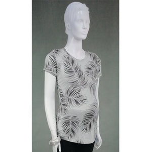 Mommy Plus - Ira Palm Print Maternity Shirt (4800361431074)